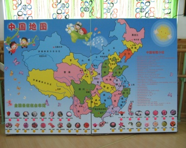 幼儿园科学发现室中国地图新上品