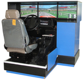 JD/M-9型真车感受的汽车驾驶模拟器（三屏）