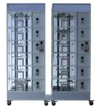 JD-2DT6双联六层透明仿真教学电梯模型